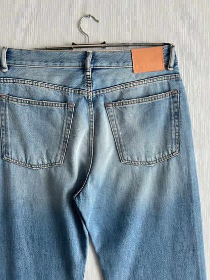 Acne Studios 2021F Light Blue Vintage Mens Denim Pants