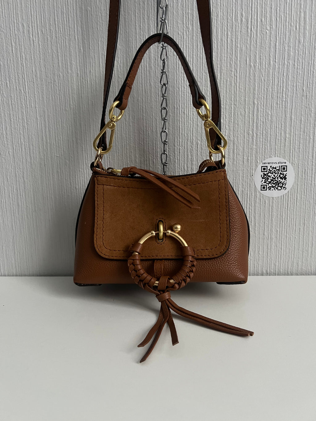 See By Chloé Mini Joan Cross Body Bag in Caramello