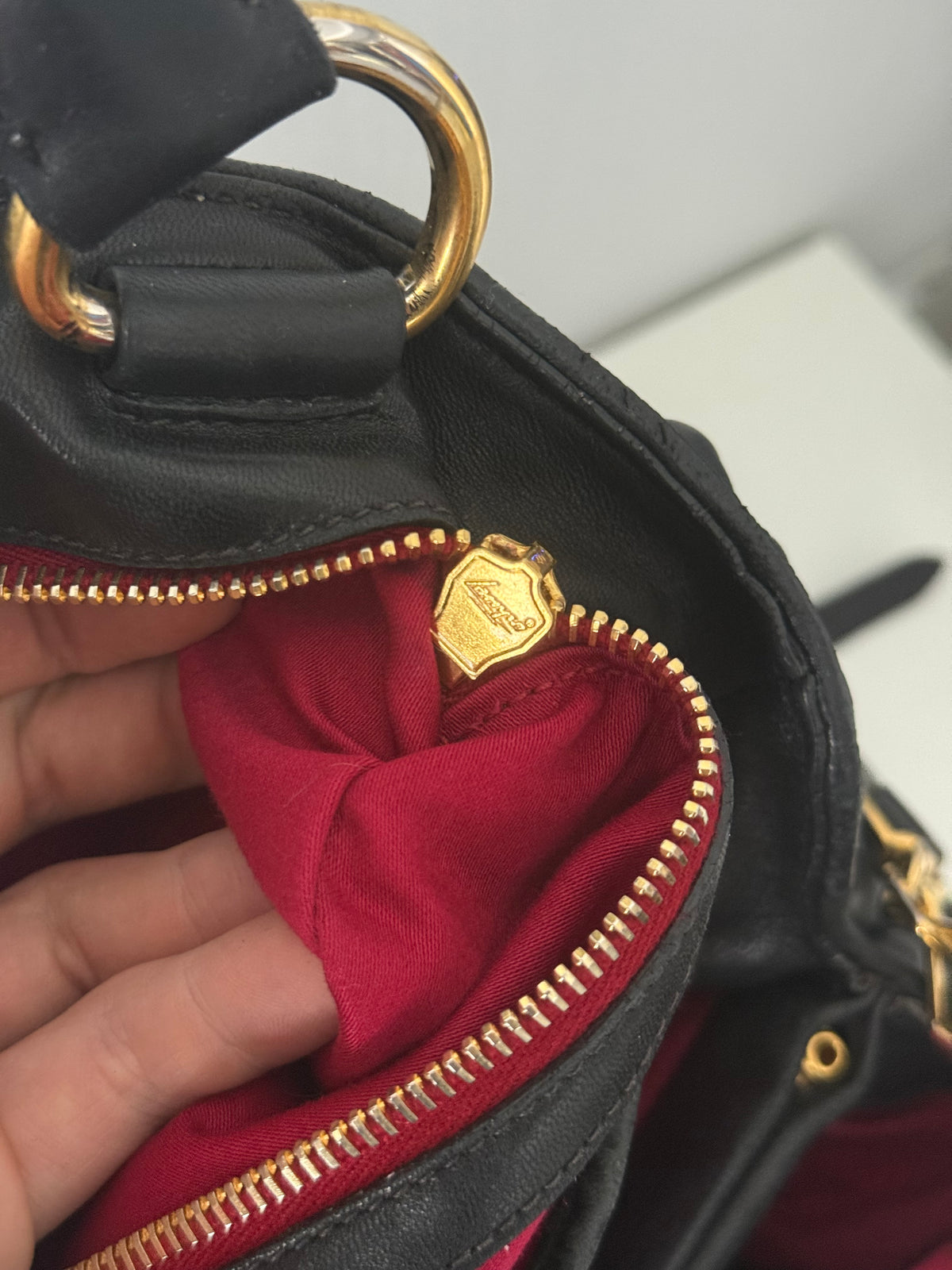 Miu Miu Black Matelassé Leather Tote Bag