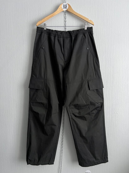 Moncler Black Cotton Mens Cargo Pants