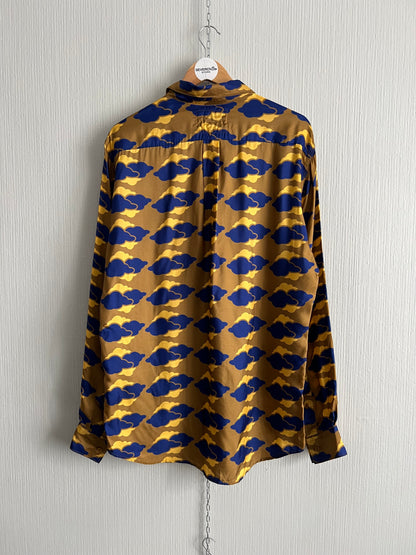 Acne Studios Bla Konst Road Print Button Up Shirt