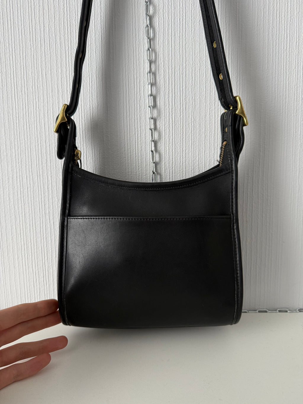Coach 9997 Legacy Vintage Black Genuine Leather Crossbody Bag