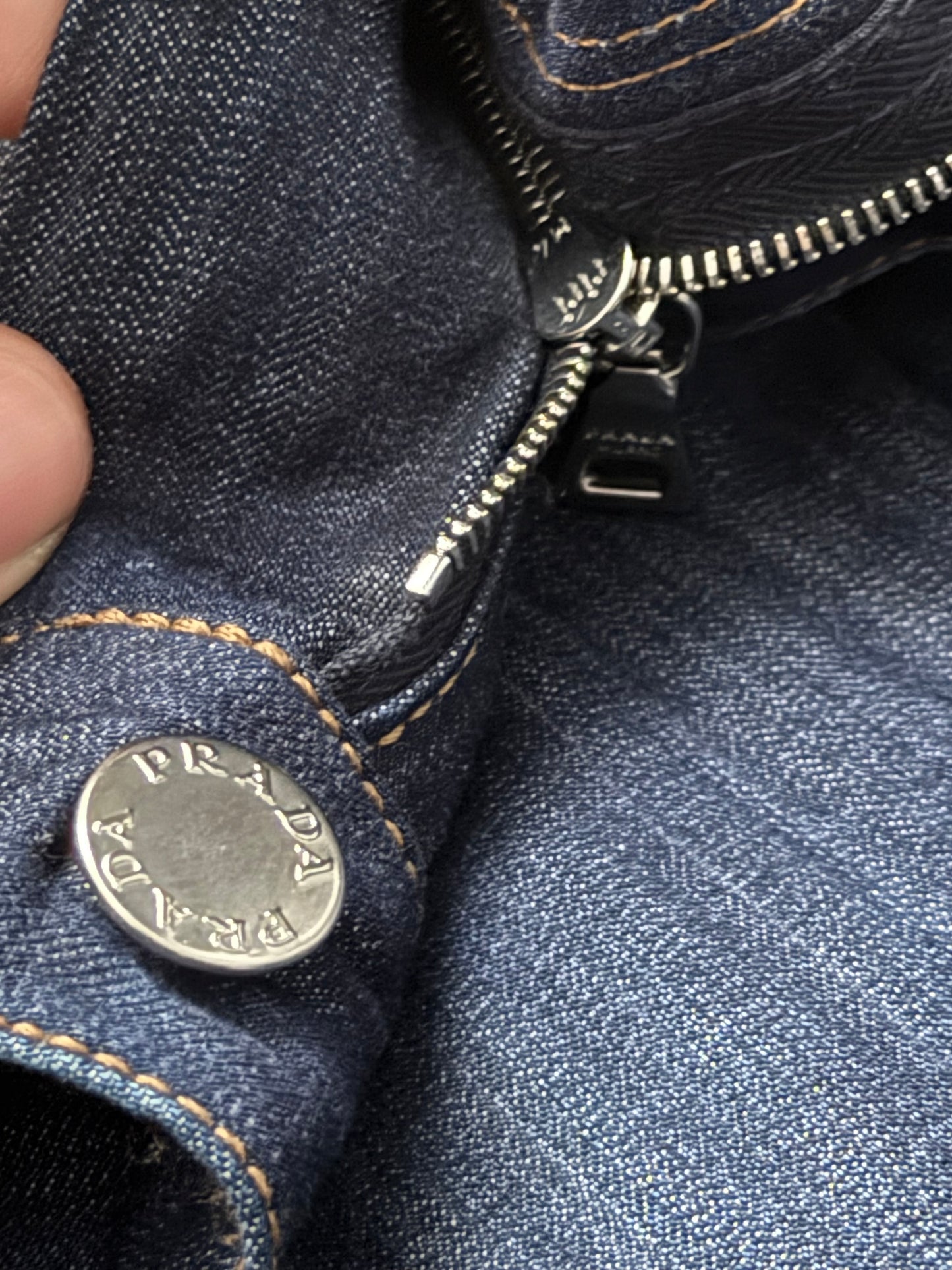 Prada 2000's Bootcut Indigo Denim Jeans