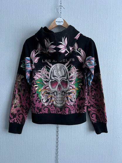 Christian Audigier Women’s Black Zip Hoodie