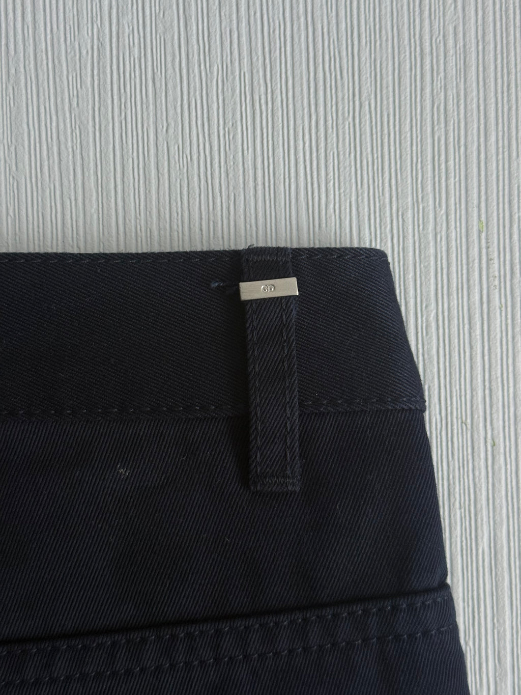 Dior Homme Trousers in navy cotton