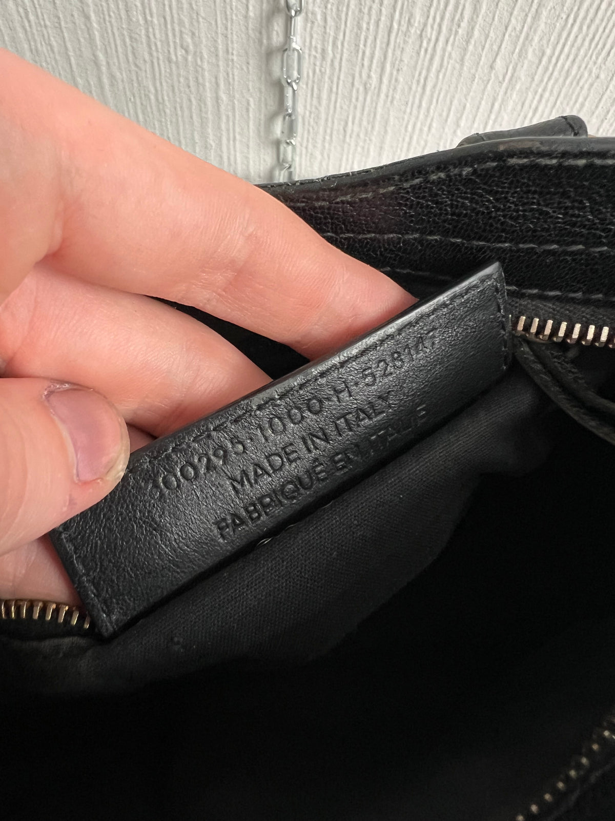 Balenciaga City Bag Mini in Black Leather