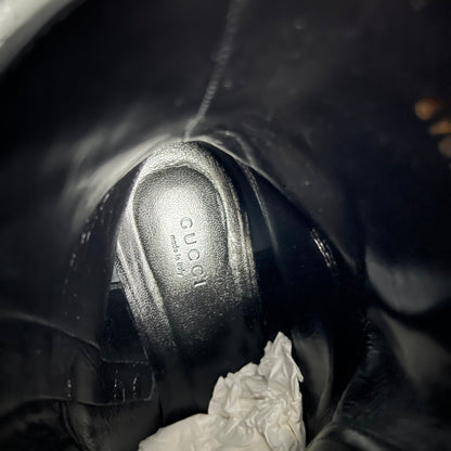 Gucci Marmont Double G Black Womens Ankle Boots