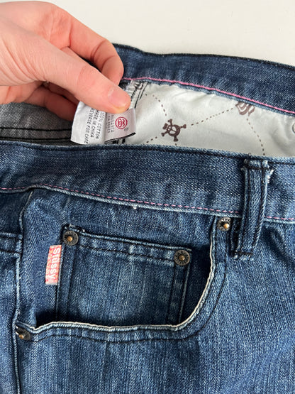 Stussy 90s Vintage Baggy Jorts Denim Shorts