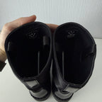 Prada Nylon Logo Biker Moto Boots