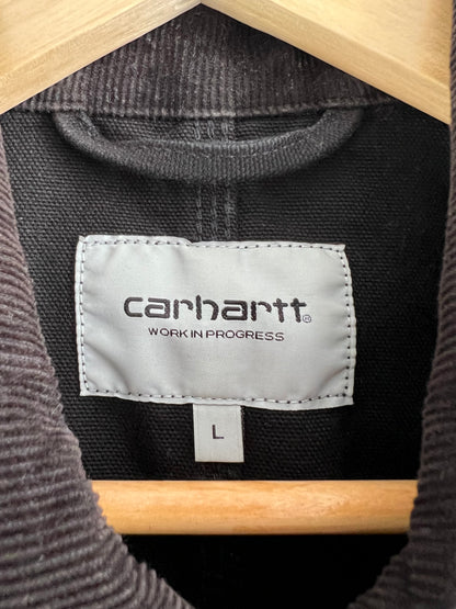 Carhartt WIP Black Canvas Mens Jacket Michigan Coat