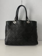 Christian Dior Lady Dior Soft Shopping Tote Cannage Quilt Lambskin Large