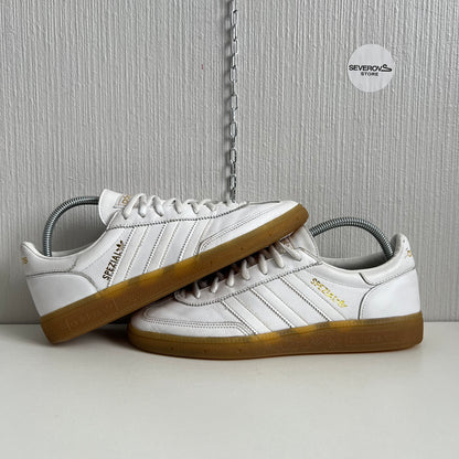 Adidas Spezial White Leather Shoes Mens Trainers