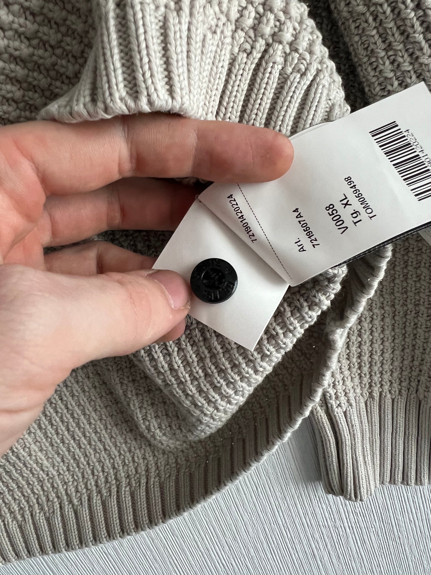 Stone Island Shadow Project SS20 Green Gradient Crewneck Knit Sweater