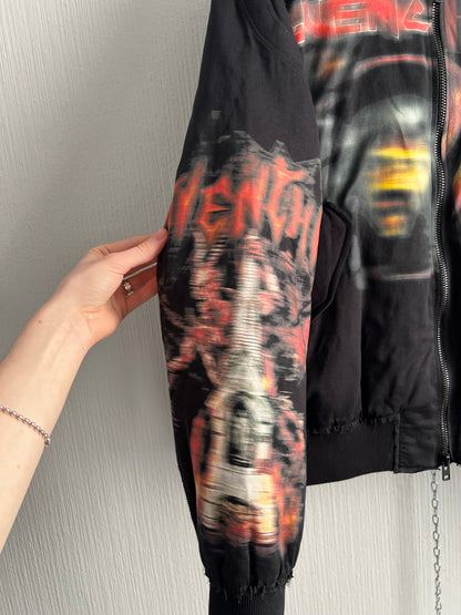 Givenchy FW16 Heavy Metal Printed Bomber Jacket