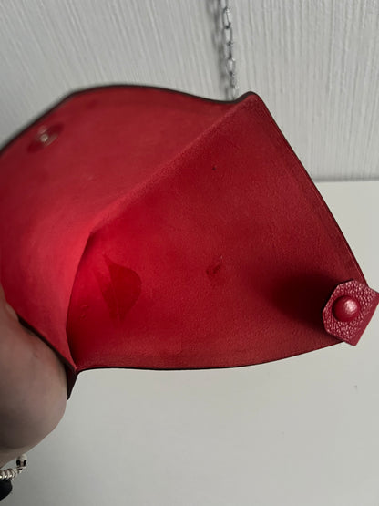 Hermes Passport Cover in Red Leather