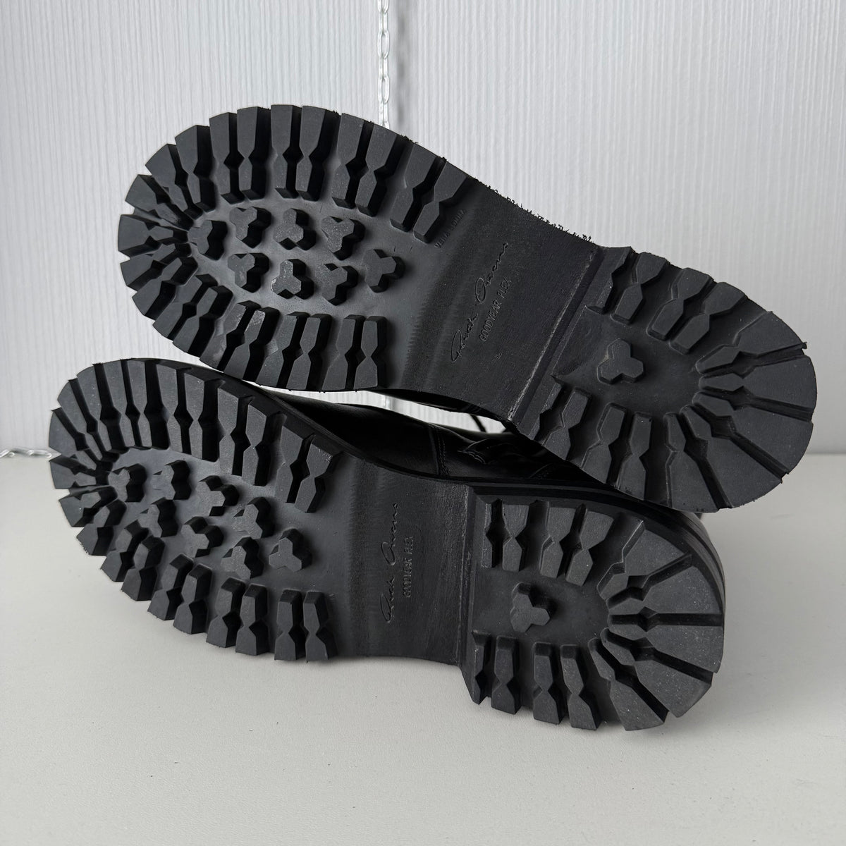 Rick Owens Black Army Boots