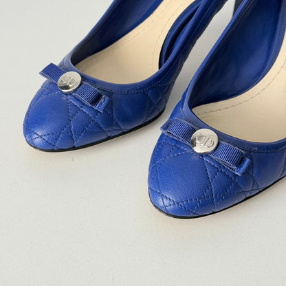 Dior Cannage Pumps Womens Leather Shoes