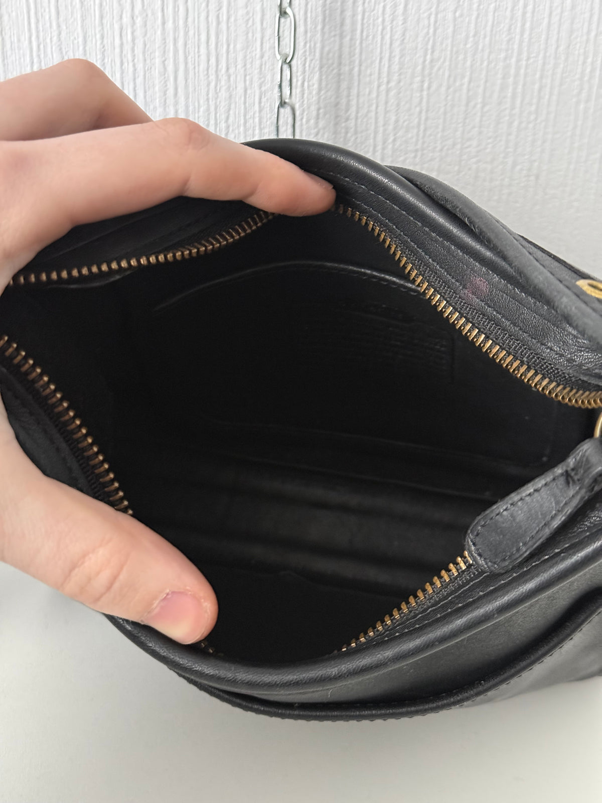 Coach 9997 Legacy Vintage Black Genuine Leather Crossbody Bag