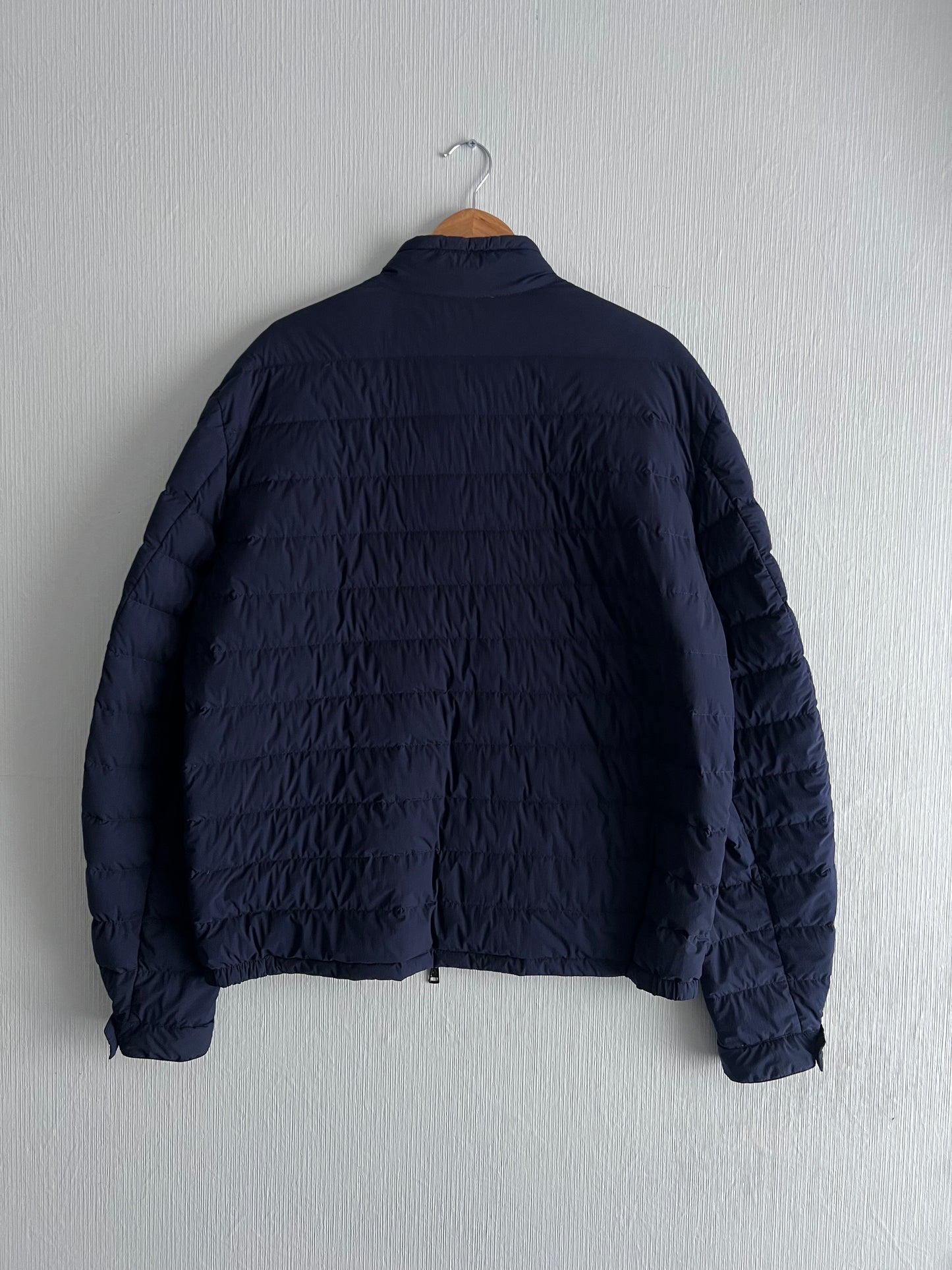 Moncler Acorus Mens Navy Light Down Jacket