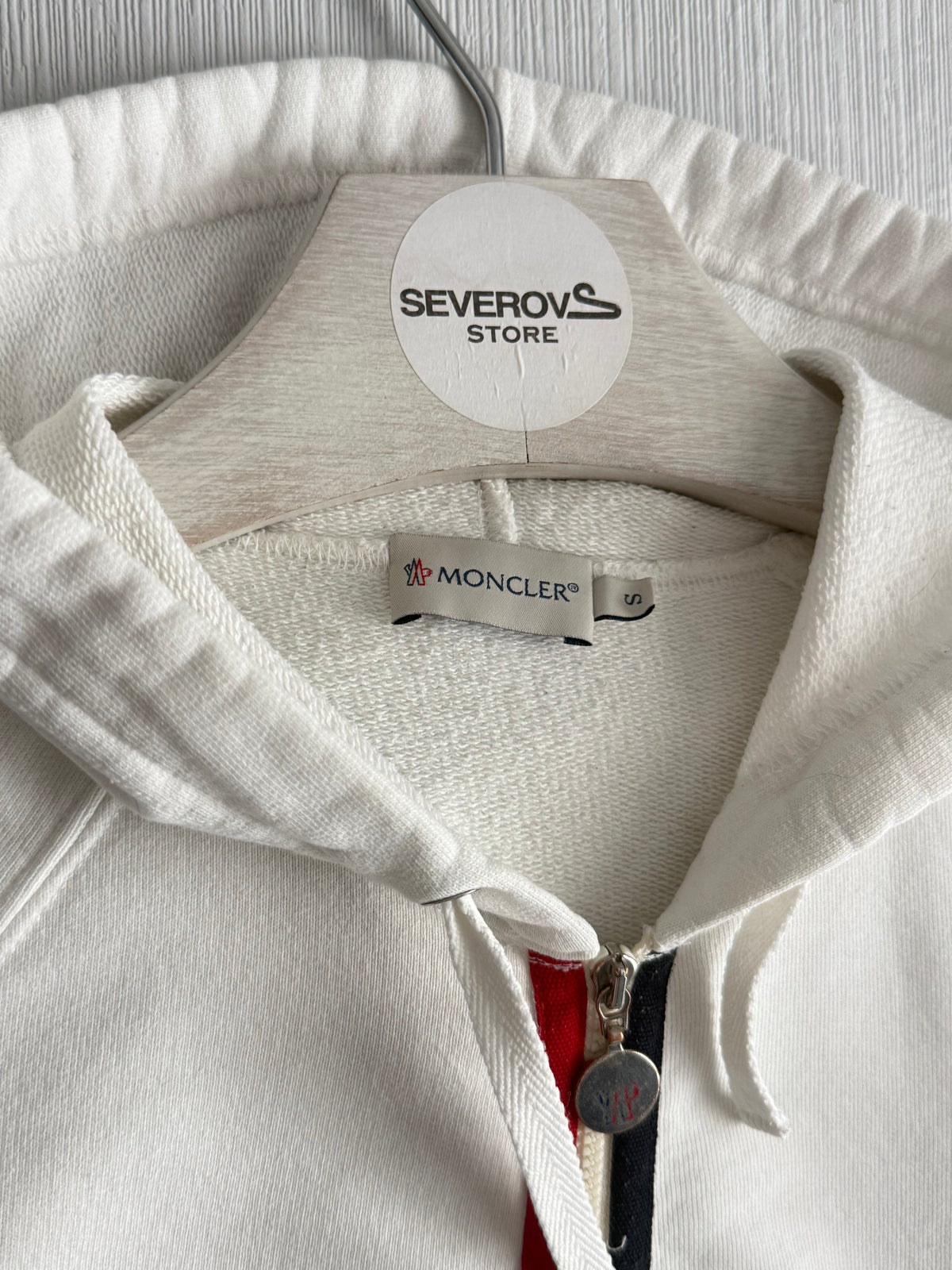 Moncler Women’s White Cotton Hoodie