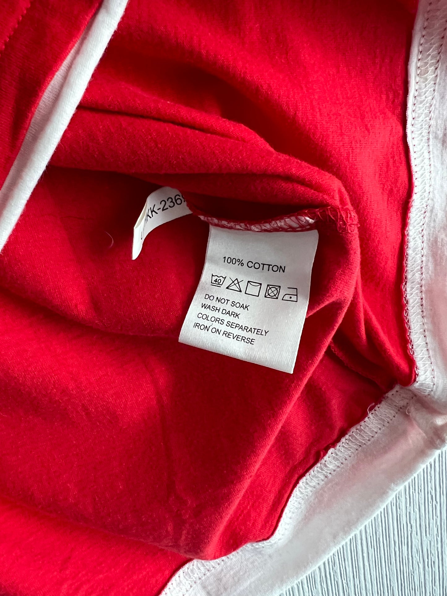 Yves Saint Laurent Red Cotton T-shirt