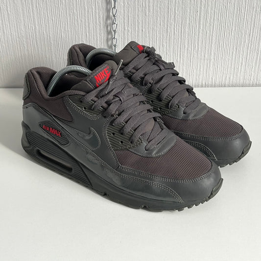 Nike Air Max 90 Midnight Fog/University Red Mens Shoes