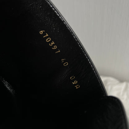 Gucci Marmont Double G Black Womens Ankle Boots