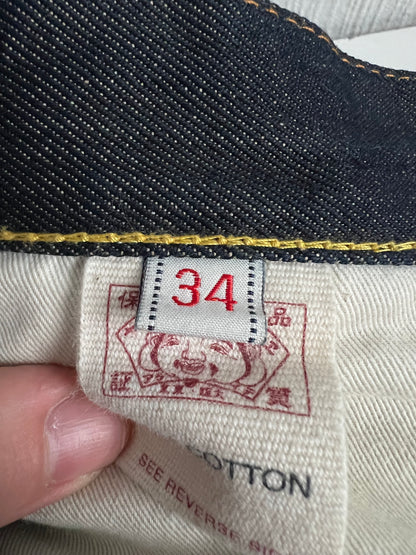 Evisu Japan Dark Indigo Selvedge Denim Jeans