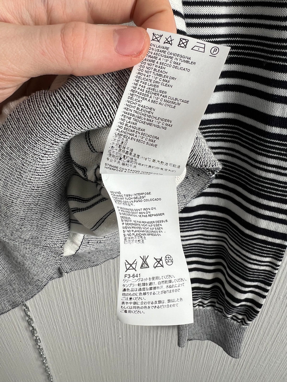 Maison Margiela Reconstructed Striped Sweater