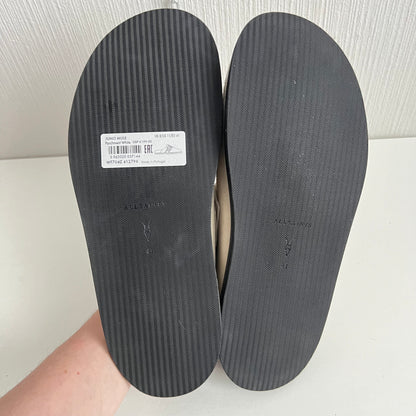 All Saints Juno Mule in Parchment White