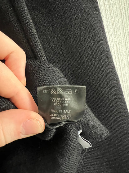 JW Anderson Zip Front Roll Neck Womens Jumper