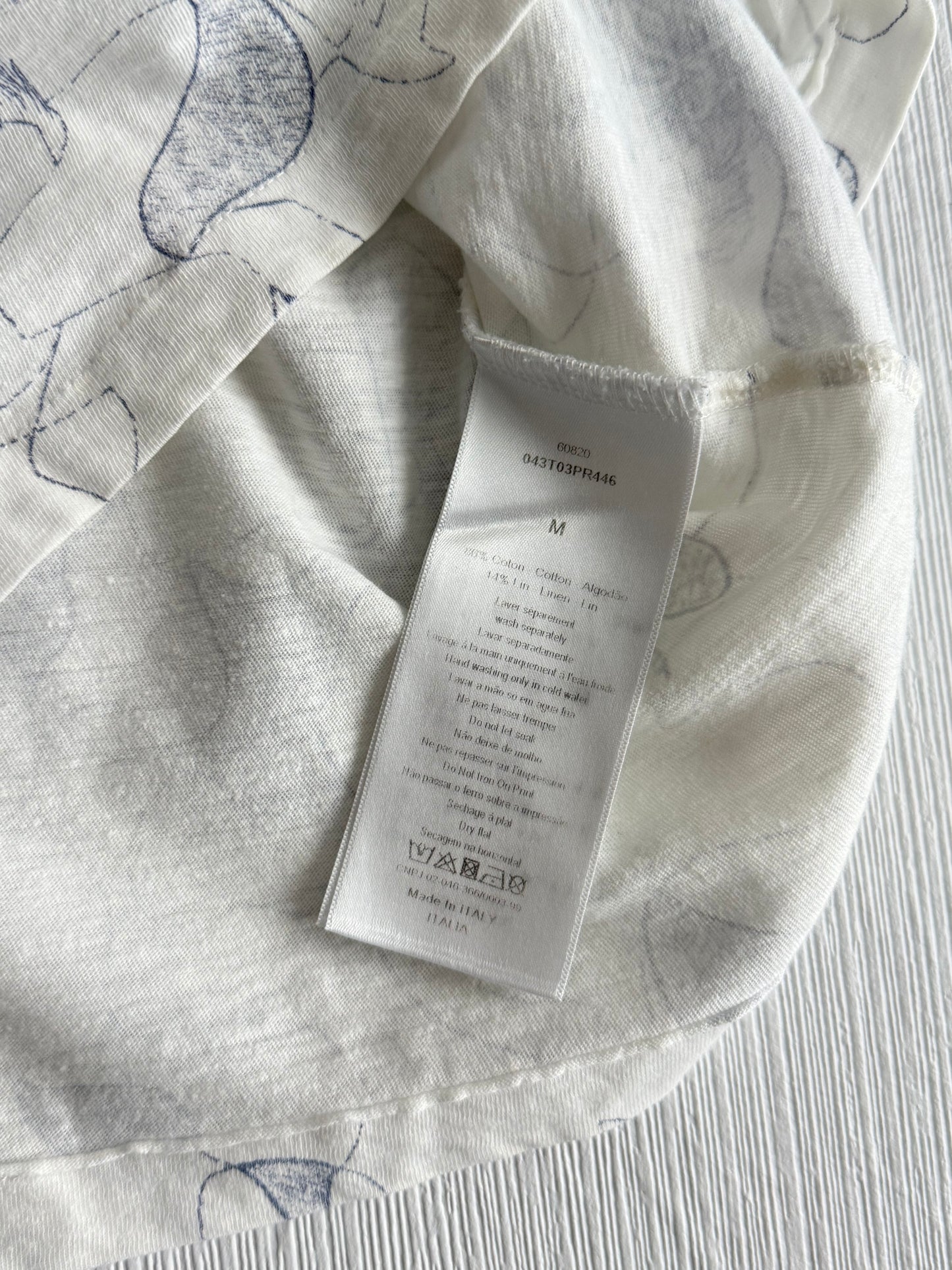 Christian Dior Around The World White T-Shirt