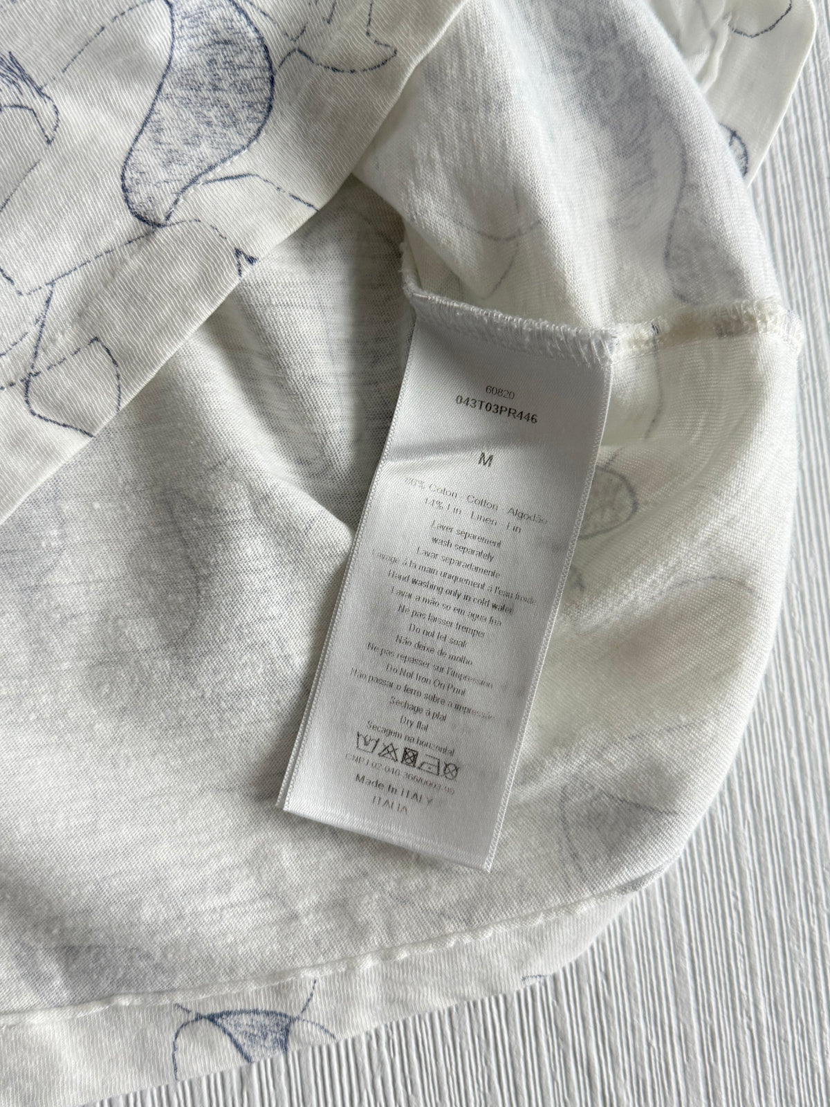Christian Dior Around The World White T-Shirt