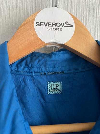 C.P. Company Mens Blue Button Up Shirt