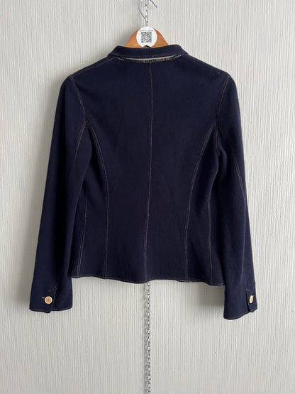 Brunello Cucinelli Cashmere Navy Blazer Jacket