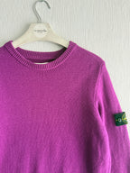 Stone Island AW21 Lambswool Crewneck Knit Sweater