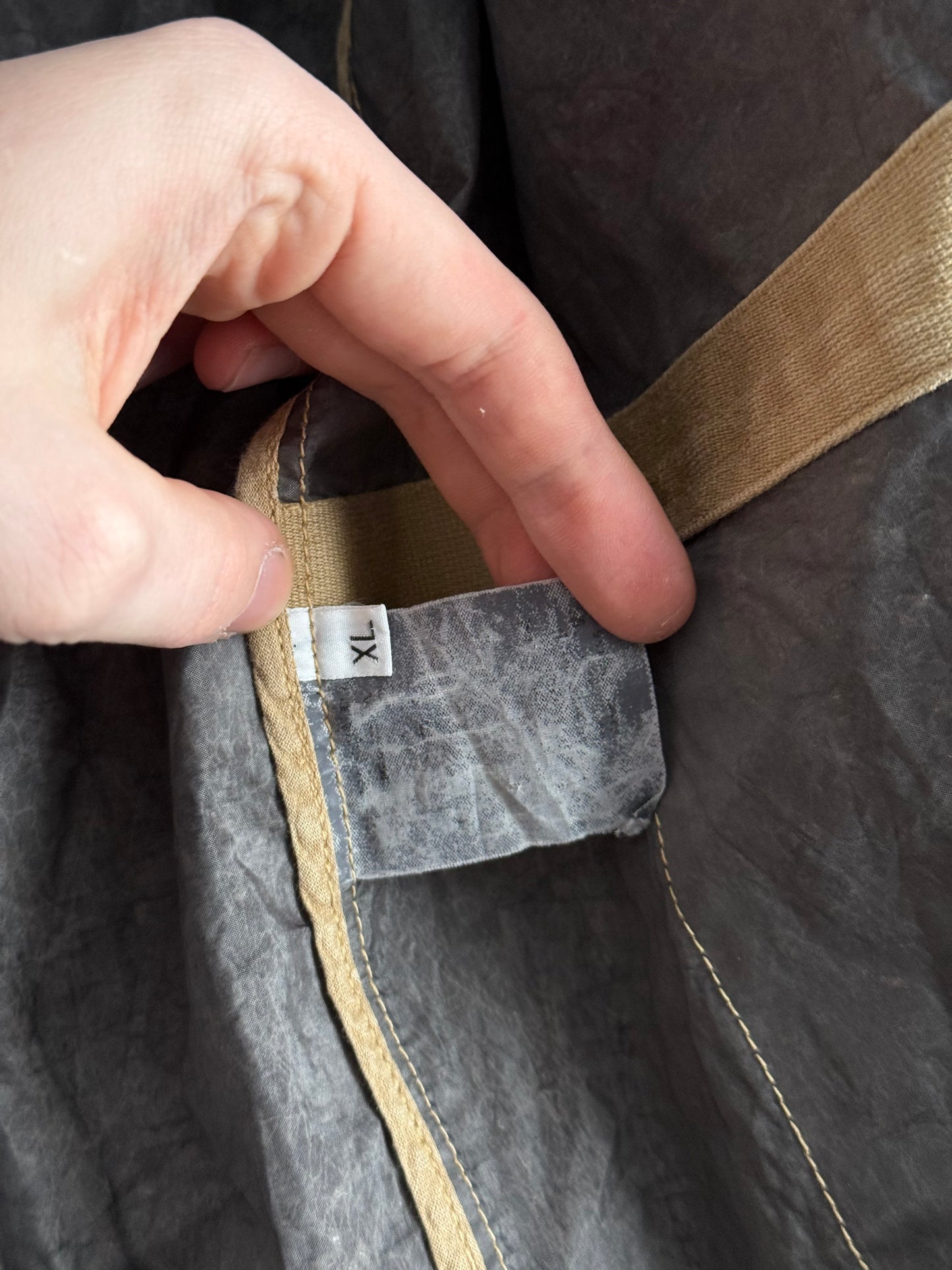 Stone Island SS02 Laminated Webbing “Paper” Jacket