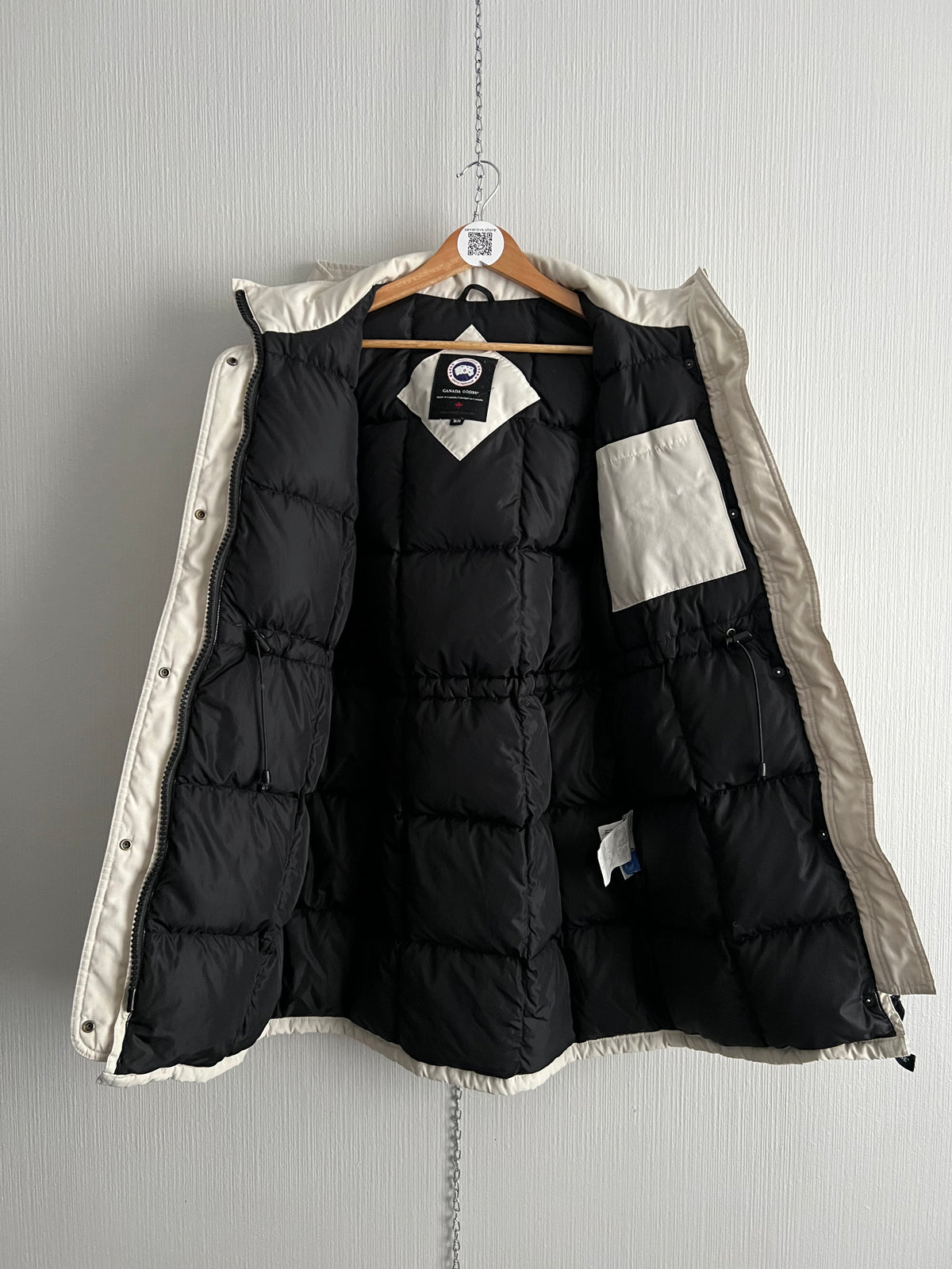 Canada Goose Trillium Ladies Parka Jacket in Cream