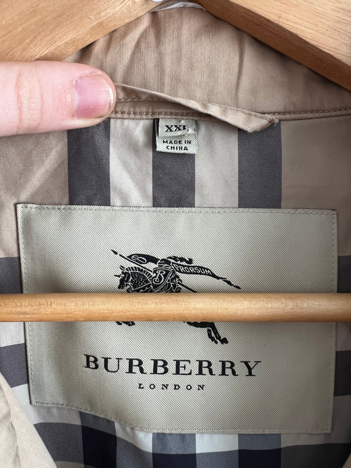 Burberry Nova Check Harrington Beige Jacket