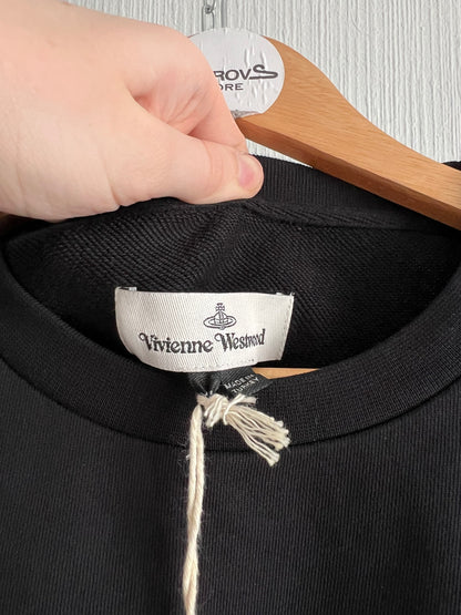 Vivienne Westwood Orb Mens Black Cotton Sweatshirt