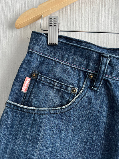 Stussy 90s Vintage Baggy Jorts Denim Shorts
