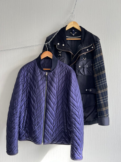 Louis Vuitton 2 in 1 Coat Multipocket Parka with Inner Down Puffer Jacket