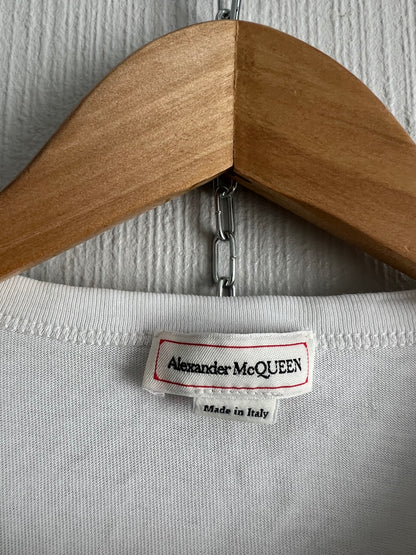 Alexander McQueen Skeleton Print Logo T-shirt