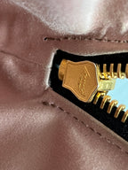 Miu Miu Vitello Caribu Black Leather Satchel HandBag