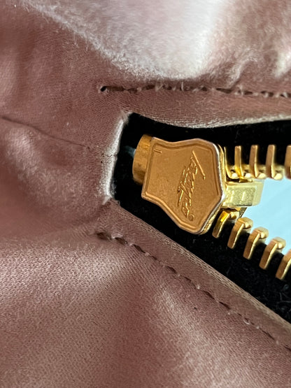 Miu Miu Vitello Caribu Black Leather Satchel HandBag