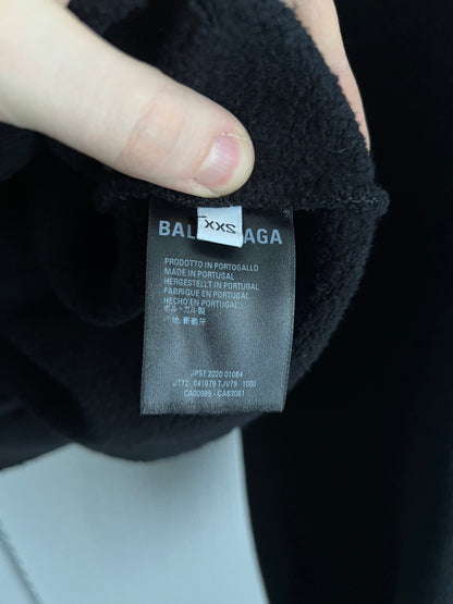 Balenciaga AW20 Free Your Mind Distressed Hoodie