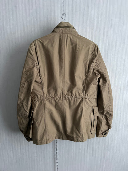 Burberry Brit Camel Cotton Safari Parka Field Jacket