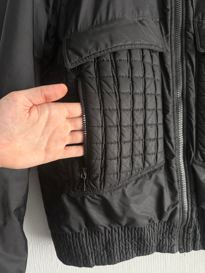 Prada Shearling Collar Bomber Jacket
