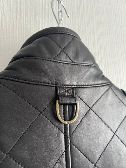 Polo Ralph Lauren Quilted Lambskin Leather Jacket