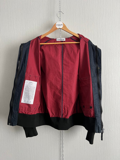 Stone Island SS13 Navy Tela Stella Hooded Jacket